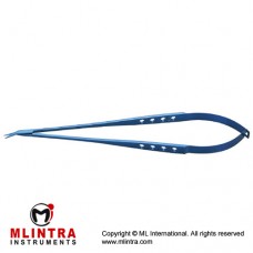 Potts Style Scissors Flat handle,short fine blades 25° angle,20.3cm 